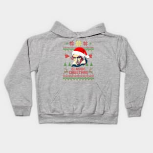 Beethoven Classic Christmas Kids Hoodie